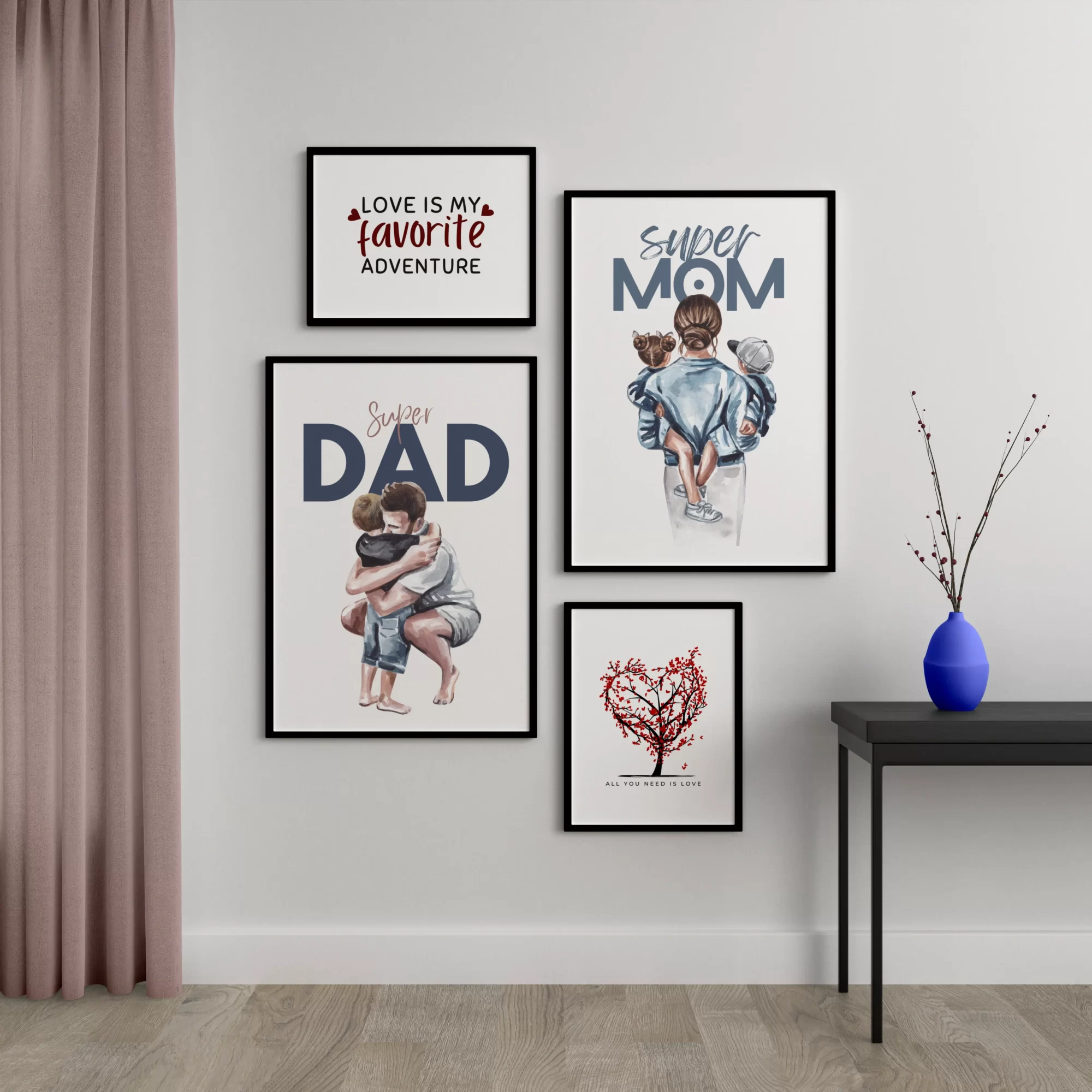 Best Ever Quotes Wall art | Set of 4 | Best Quotes For Children