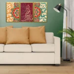 Beauty of islamic calligraphy 3 panel set