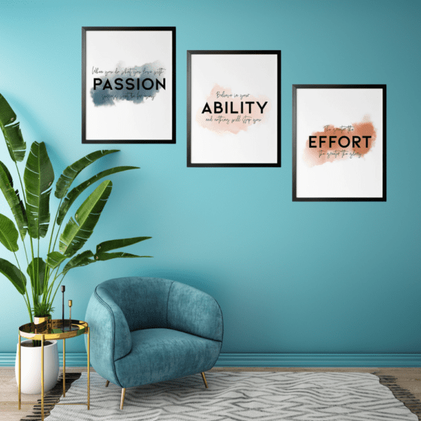 Office Wall Art Quotation