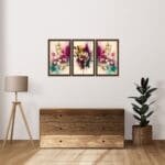 Vivid Floral Wall Art