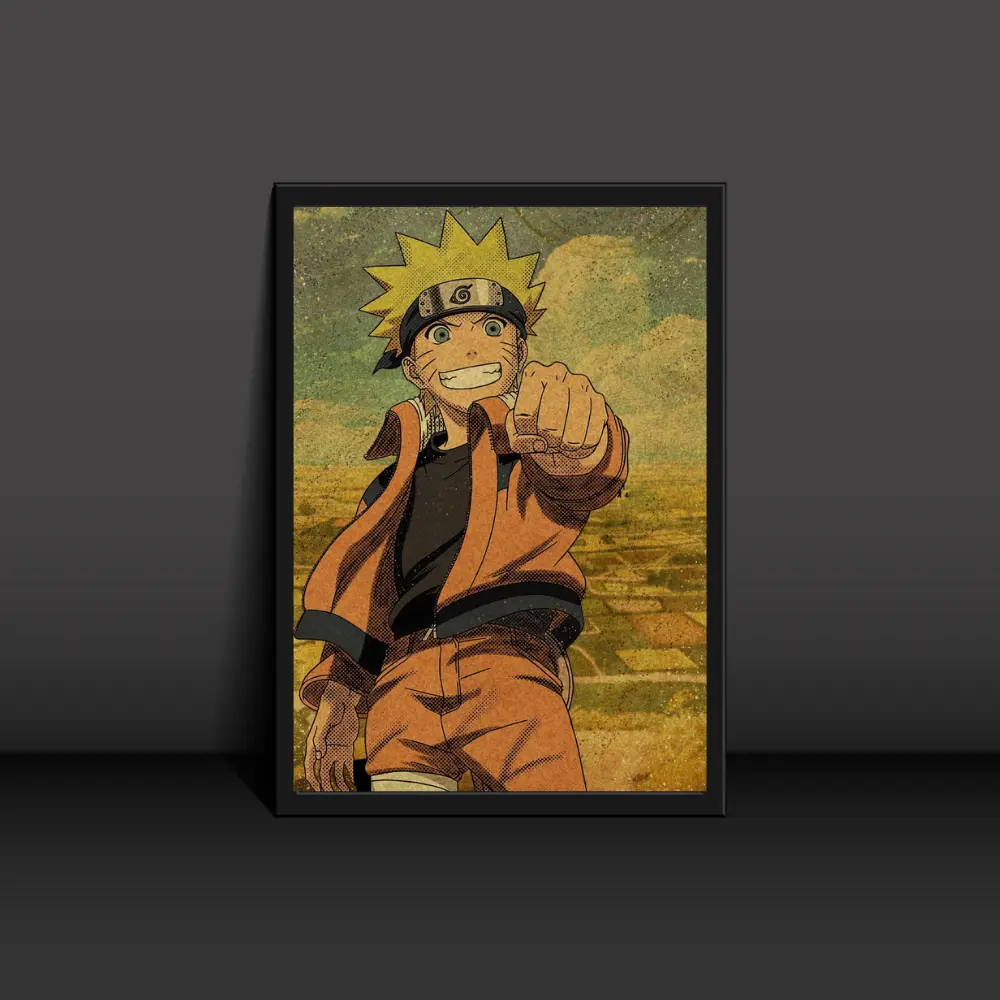 Naruto Uzumaki Poster Modern Art
