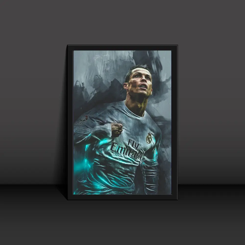 Cristiano Ronaldo Poster Modern Art