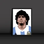 Diego Maradona Poster Modern Art