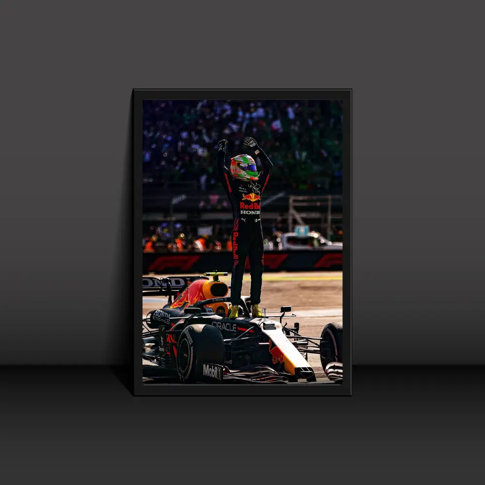 F1 On Track Poster Modern Art