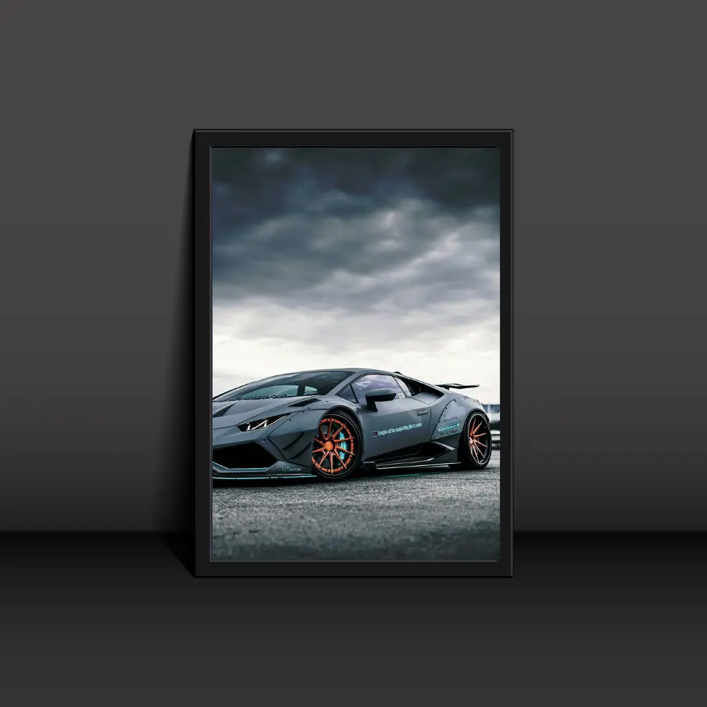 Lamborghini Huracán Poster Modern Art