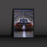 Mclaren P1 Black Poster Modern Art