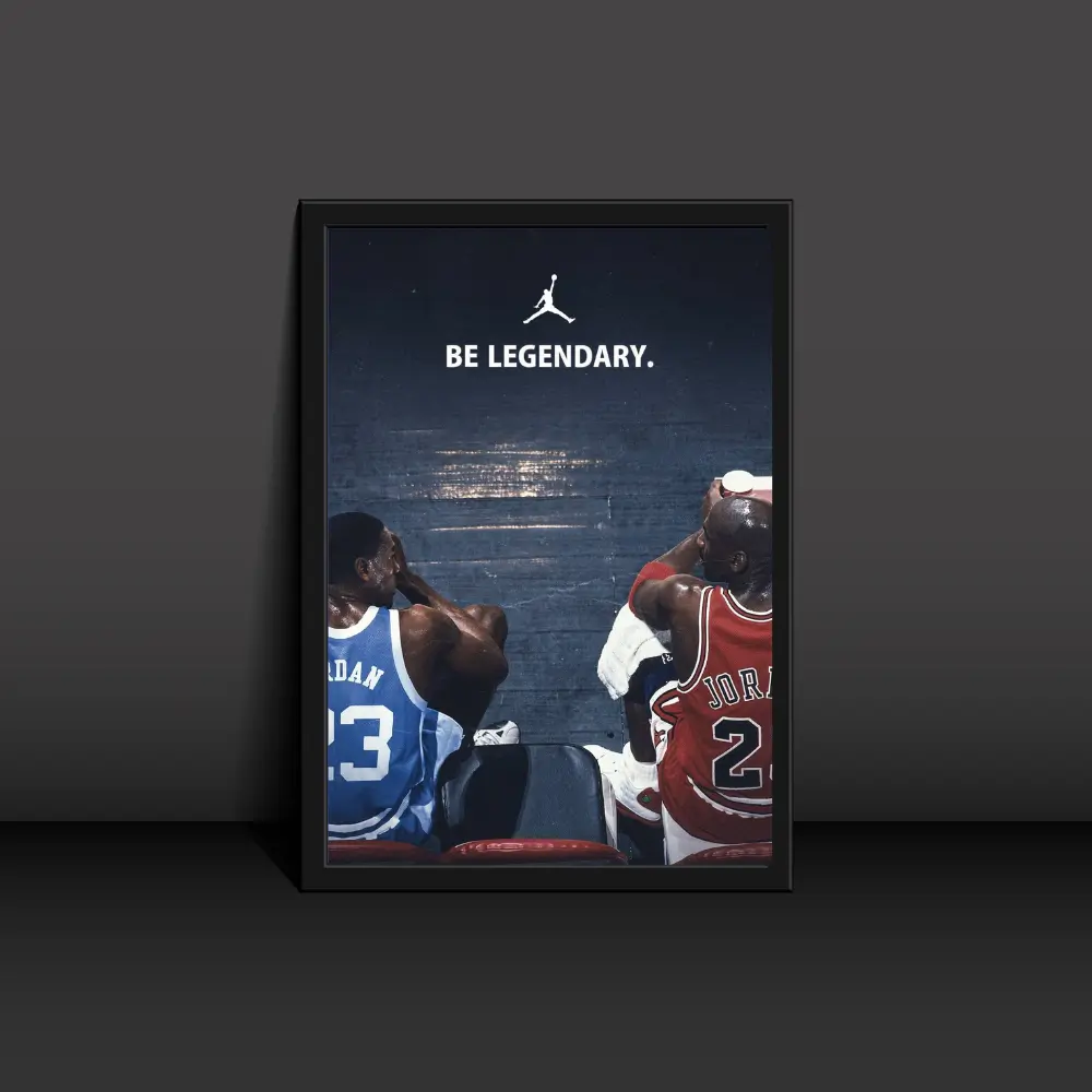 Legendery Two Jordans Poster Modern Art