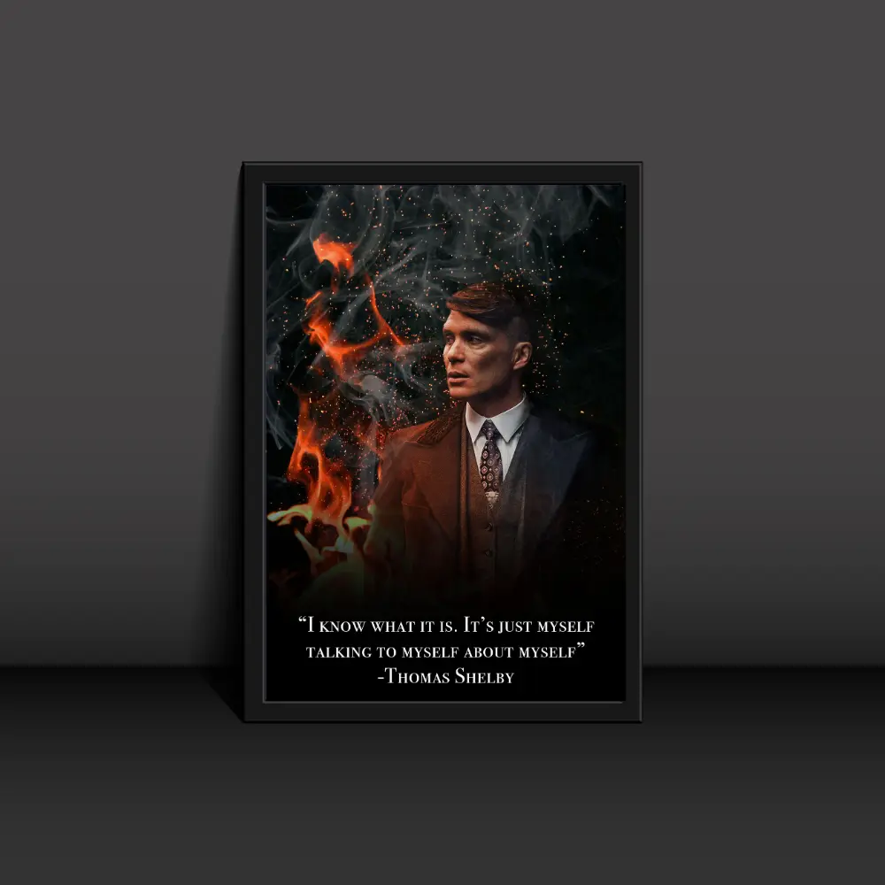 Tommy Shelby Quote Poster Modern Art