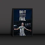 Cristiano Ronaldo Quote Poster Modern Art