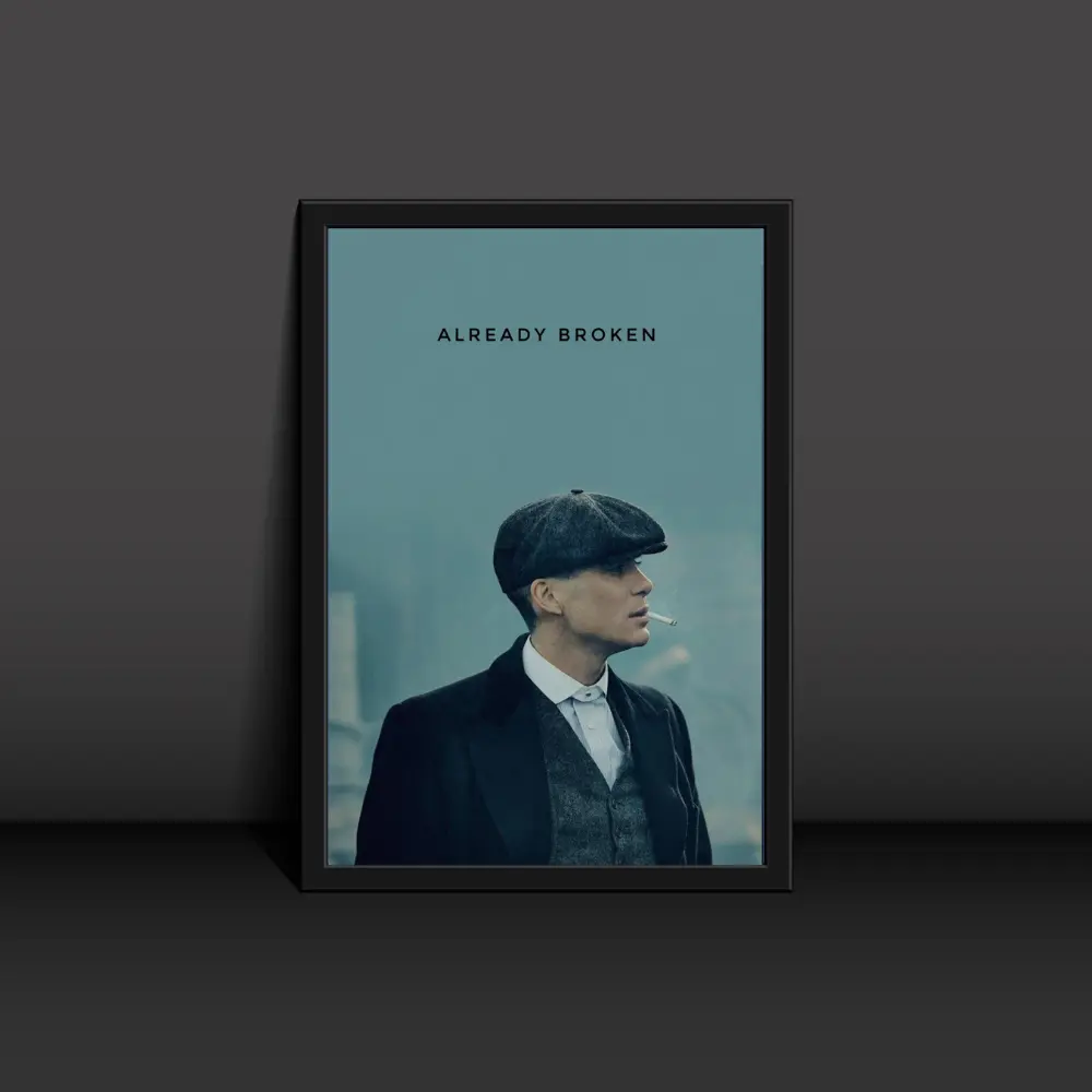 Tommy Shelby Side Look Poster Modern Art