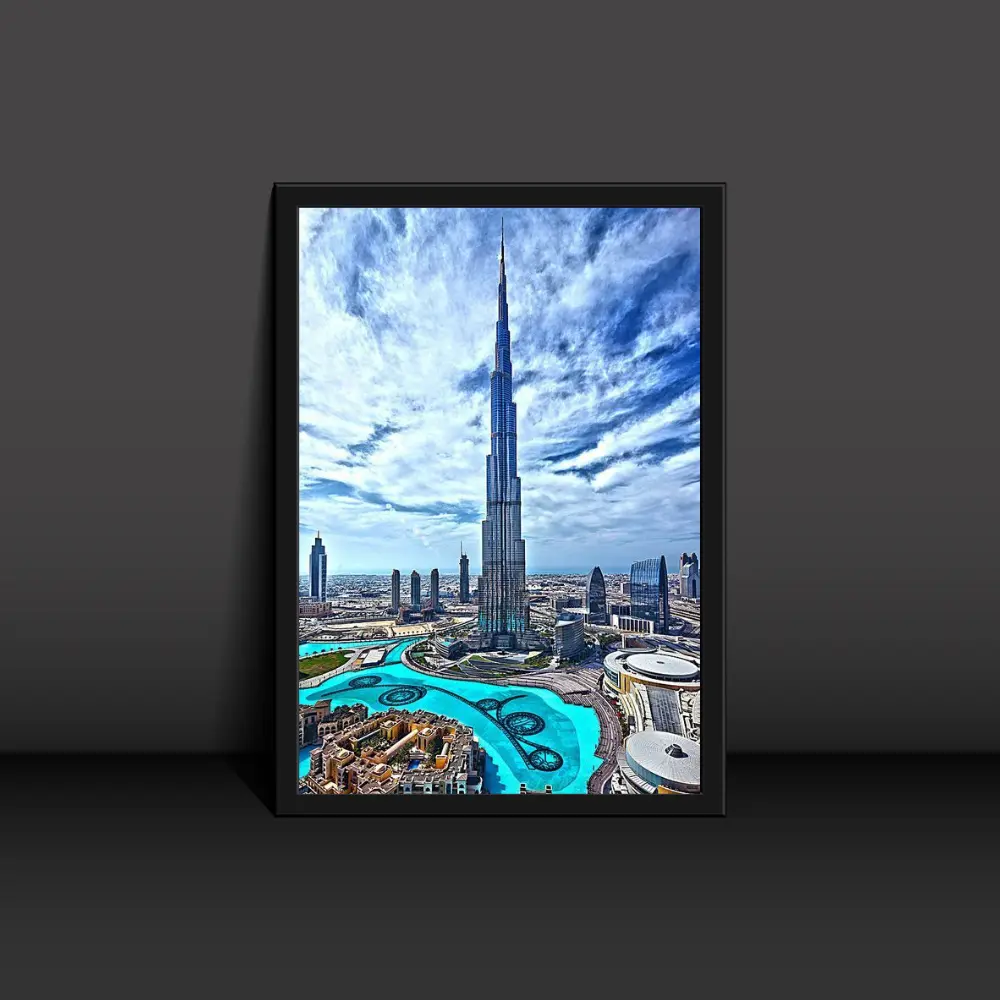 Burj Khalifa Poster Modern Art
