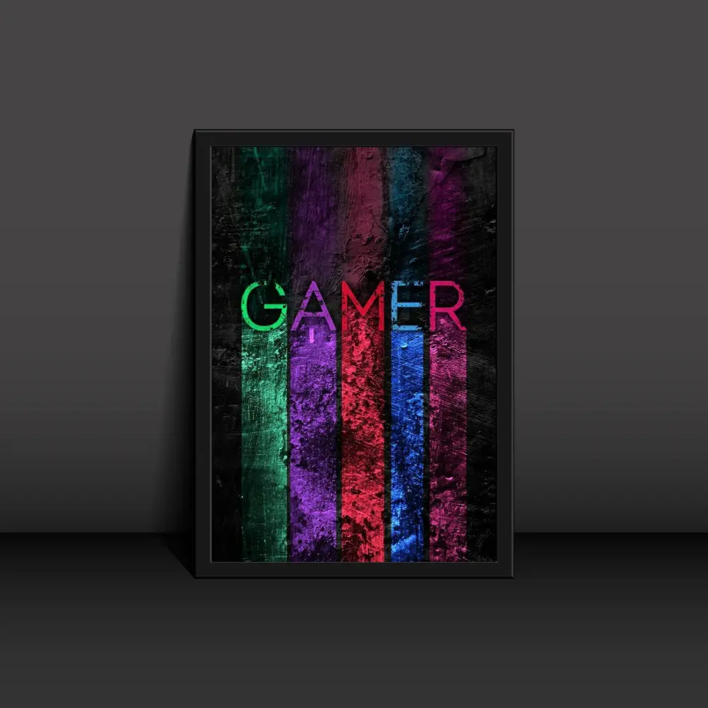 Officially Gamer Poster Modern Art