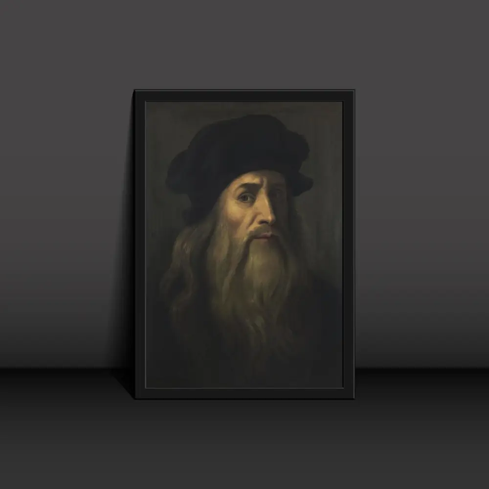 Leonardo Da Vinci Poster Modern Art