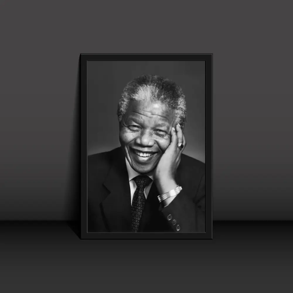 Nelson Mandela Former President of S.Africa Poster Modern Art