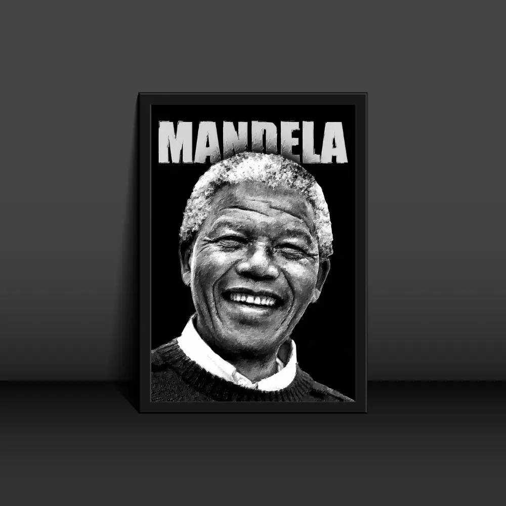 Nelson Mandela Poster Modern Art