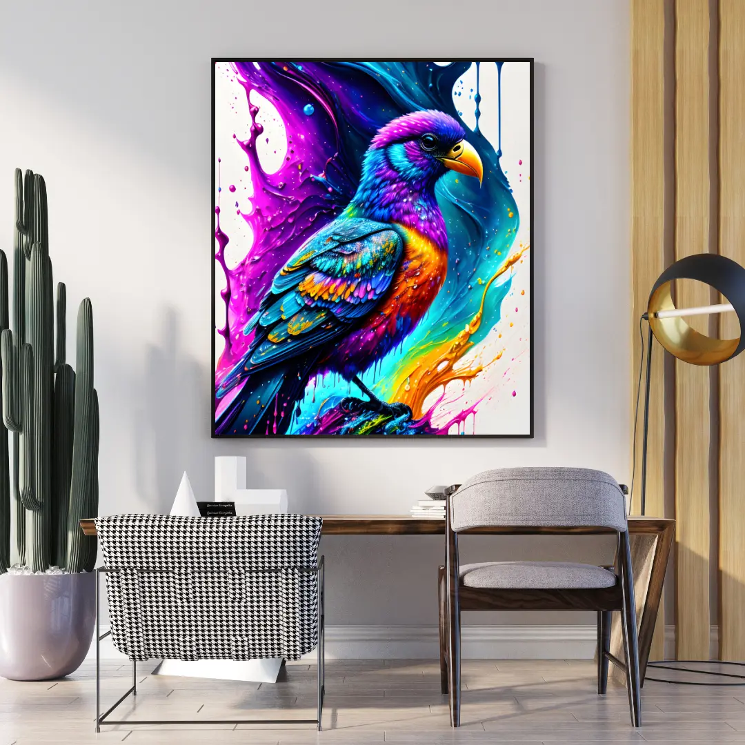Colorful Bird Wall Art