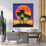 Sunrise Nature Wall Art