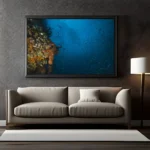 Underwater Tropical Seascape Modern Wall Art