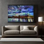 Oil Painting Cityscape Modern Art