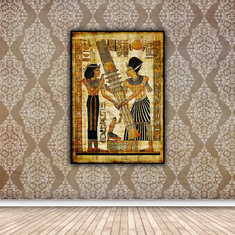 Traditional Egyptian Parchment Wall Art