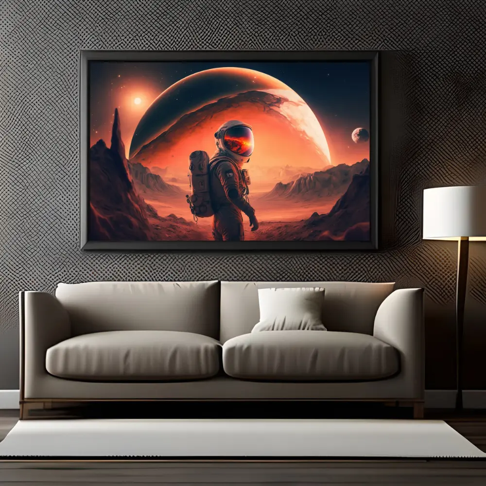 Astronaut on Mission Wall Art