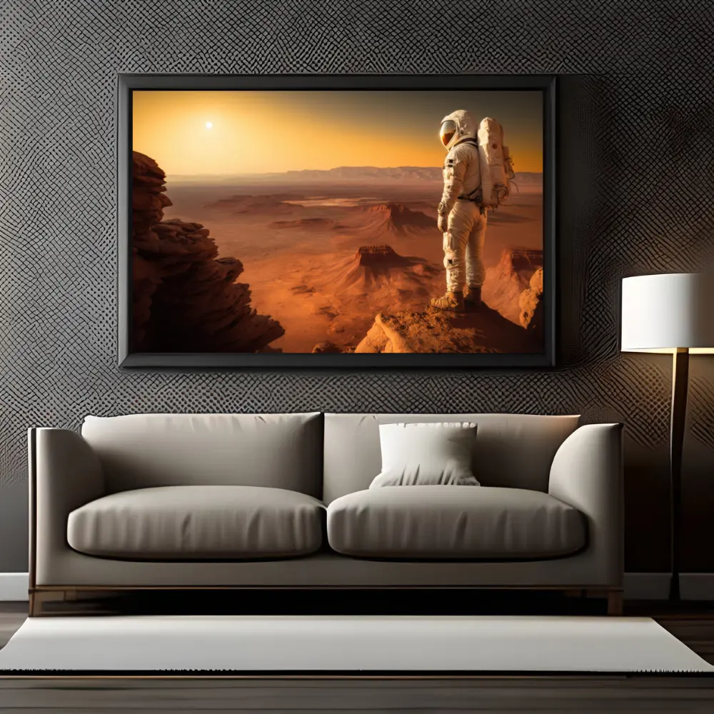 Astronaut on MIssion Wall Art 1