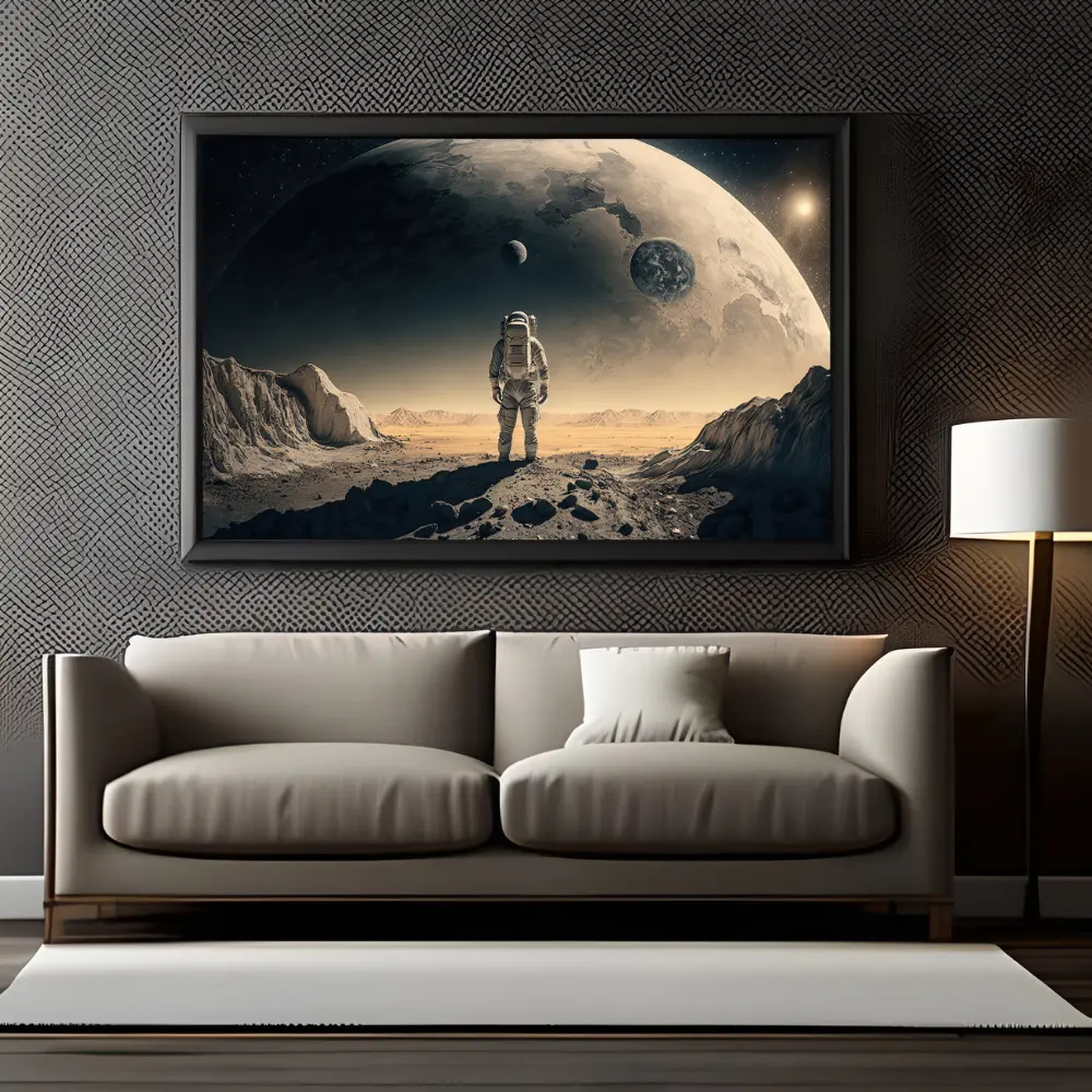 Astronaut on MIssion Wall Art 2