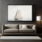Boat in Water Digital Artwork (B1)