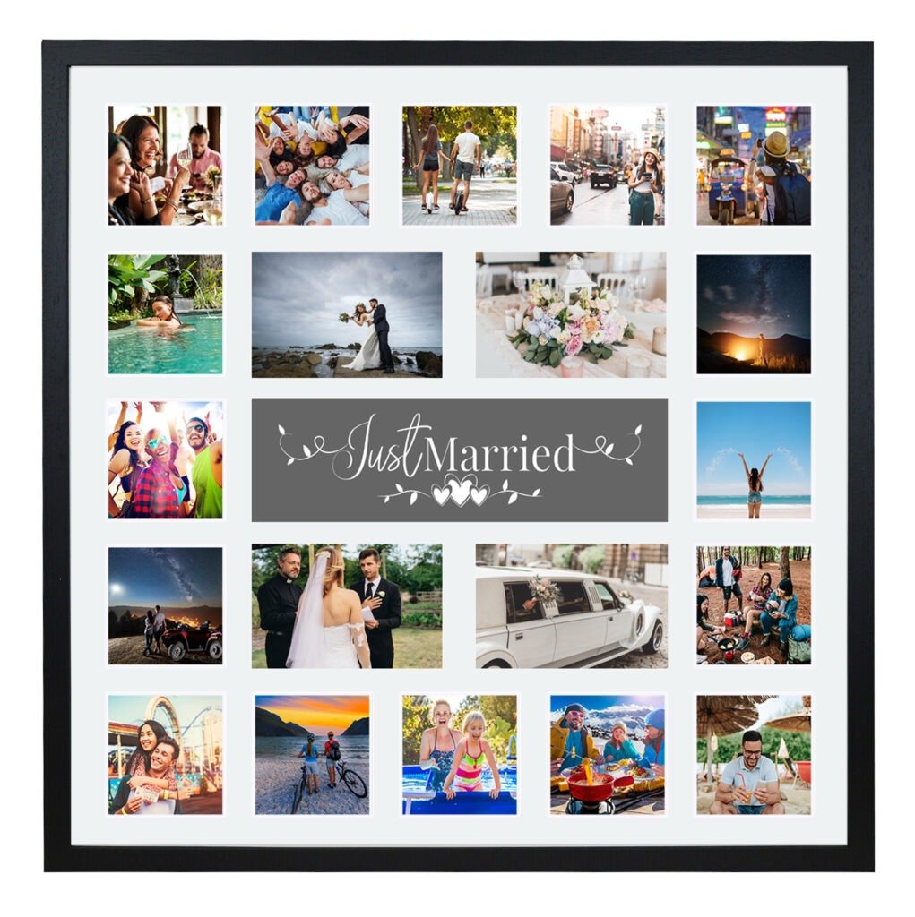 Multi-Photo Frame Collage as a Wedding Gift